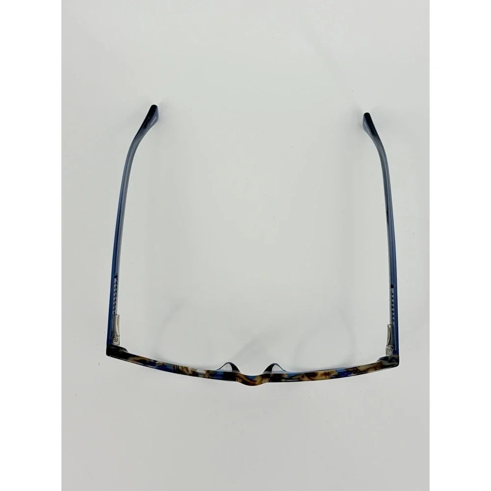 Zenni 4436616 Eyeglasses Frames Blue Tortoise Fade Flex with Case